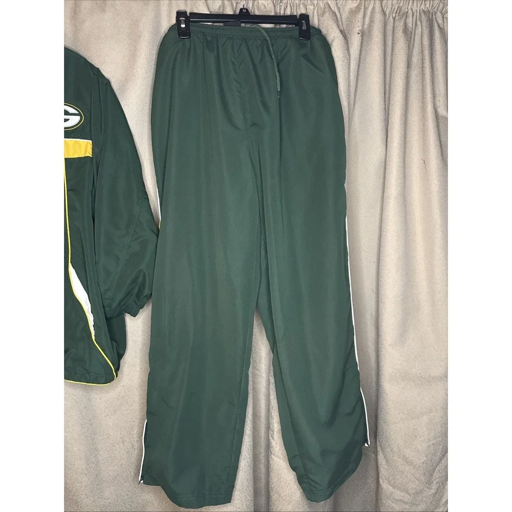 Vintage Y2K‎ Green Bay Packers Women's XL Warm Up Jacket & Pants NFL Set